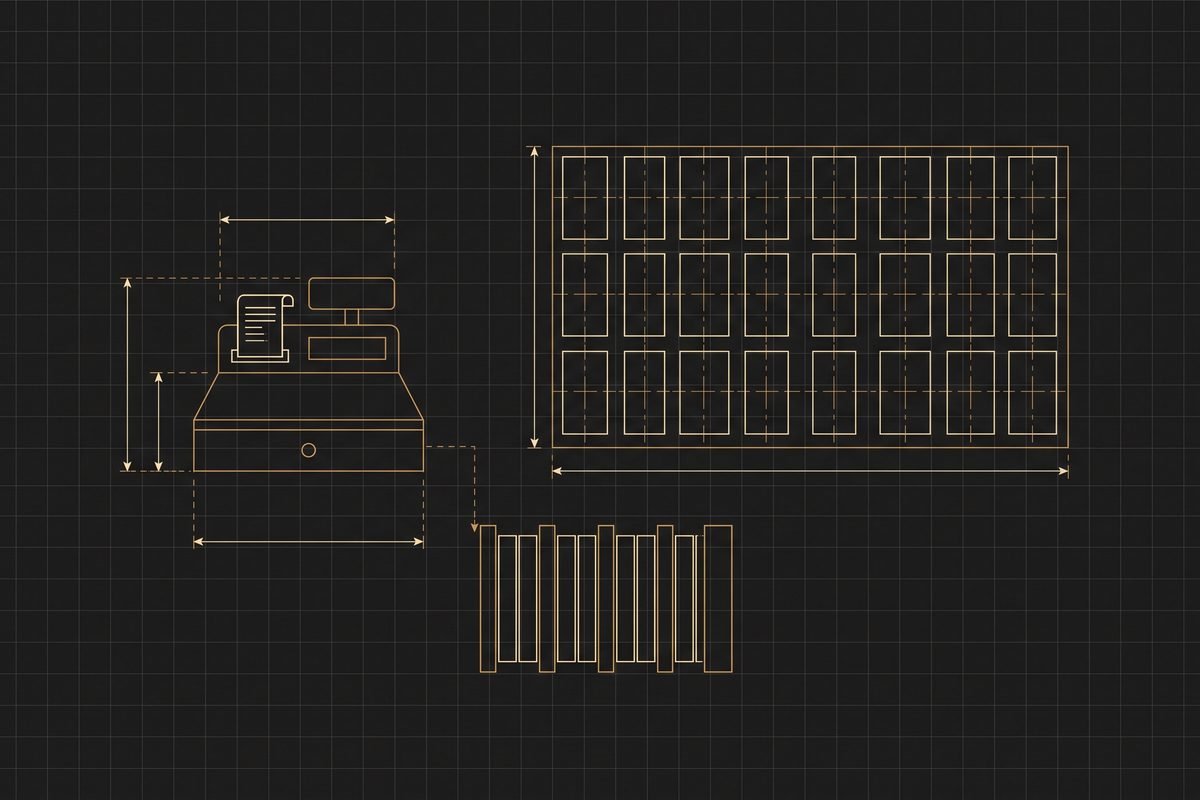 HOB ShopKeep, drawing sheet